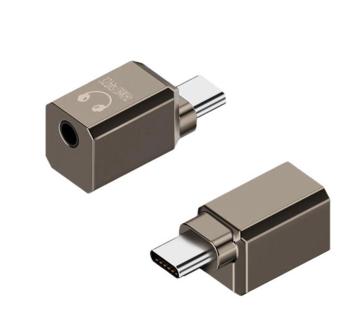 USB C Audio Adapter, Type-C Male to 3.5mm Female Stereo Jack HiFi Connector