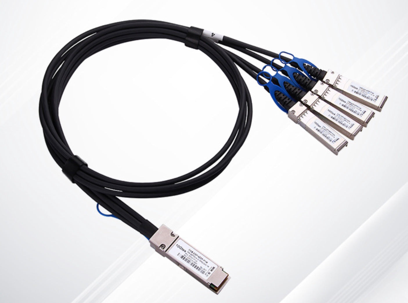 QSFP28 100G to 4xSFP28 25G Direct Attached Breakout Dac Cable 1m