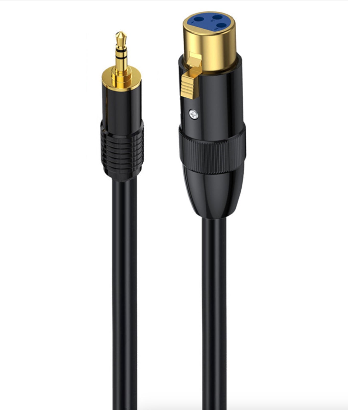 3.5mm to XLR Audio Cable | 3.5mm (1/8 Inch) TRS Stereo Male to XLR 3Pin Female Microphone Interconnect Extension Cable