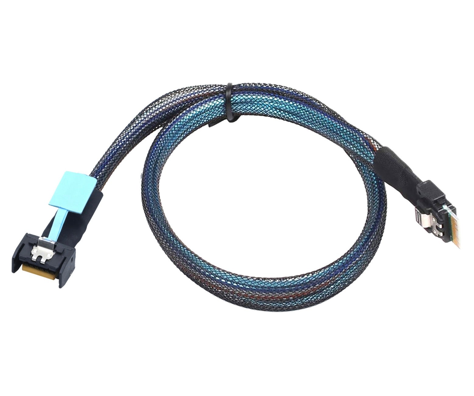 Mini Cool Edge IO MCIO PCI-E 4i 38Pin PCI-E 5.0 Male to SFF-8654 Slimline 4X Extender Cable