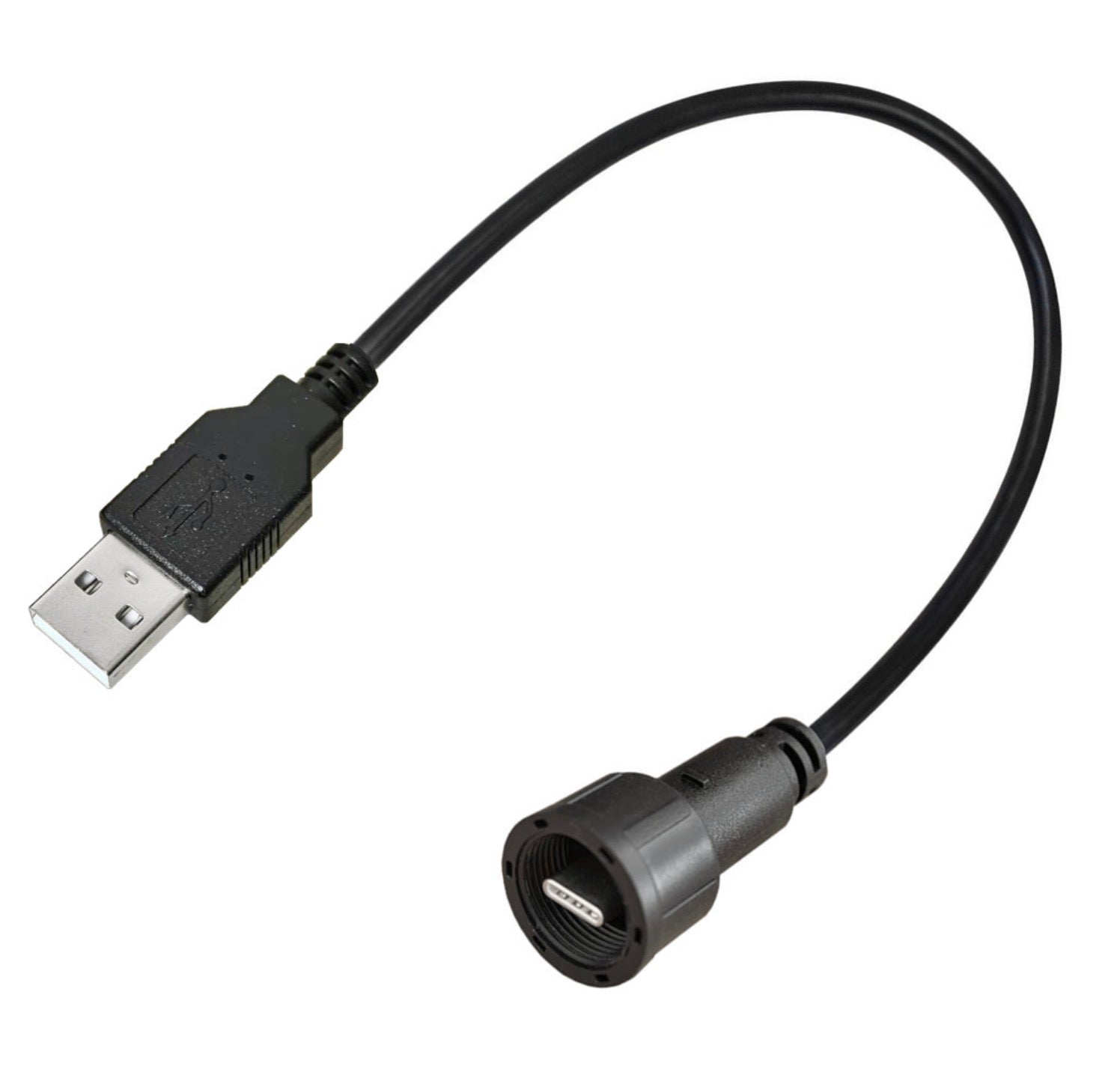 USB 2.0 A Male to USB C Waterproof Cable