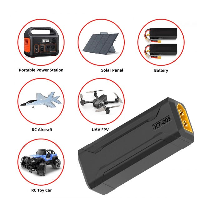 XT60 Male SC100 Protocol to XT60 Male Fast Charging Adapter