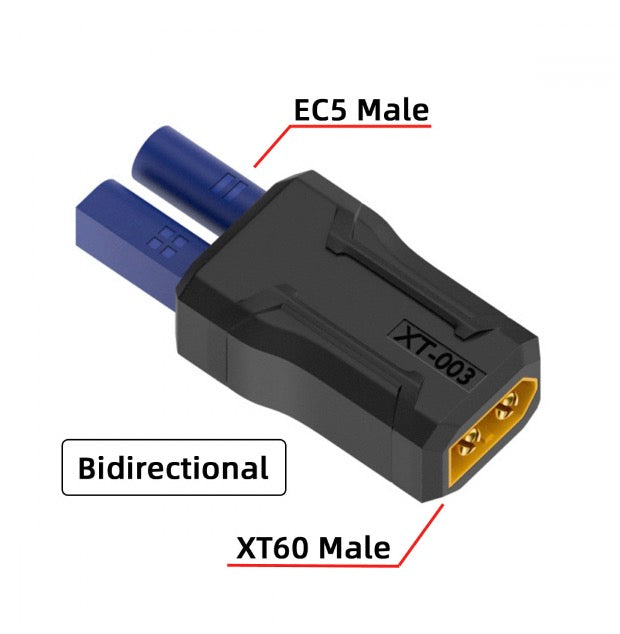 XT60 Male SC100 Protocol to EC5 Male Fast Charging Adapter