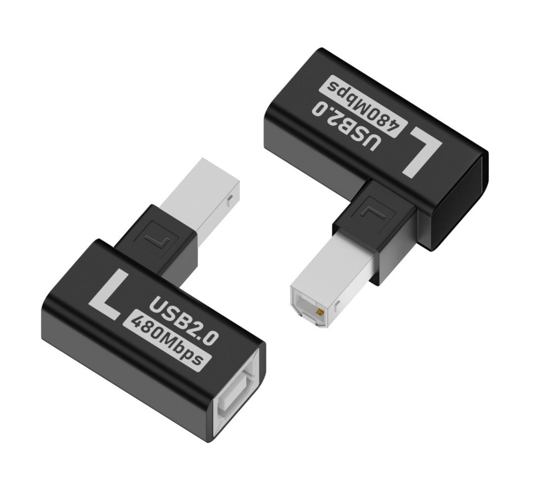 USB 2.0 Type-B Male to Female Extension Adapter for Printer Scanner