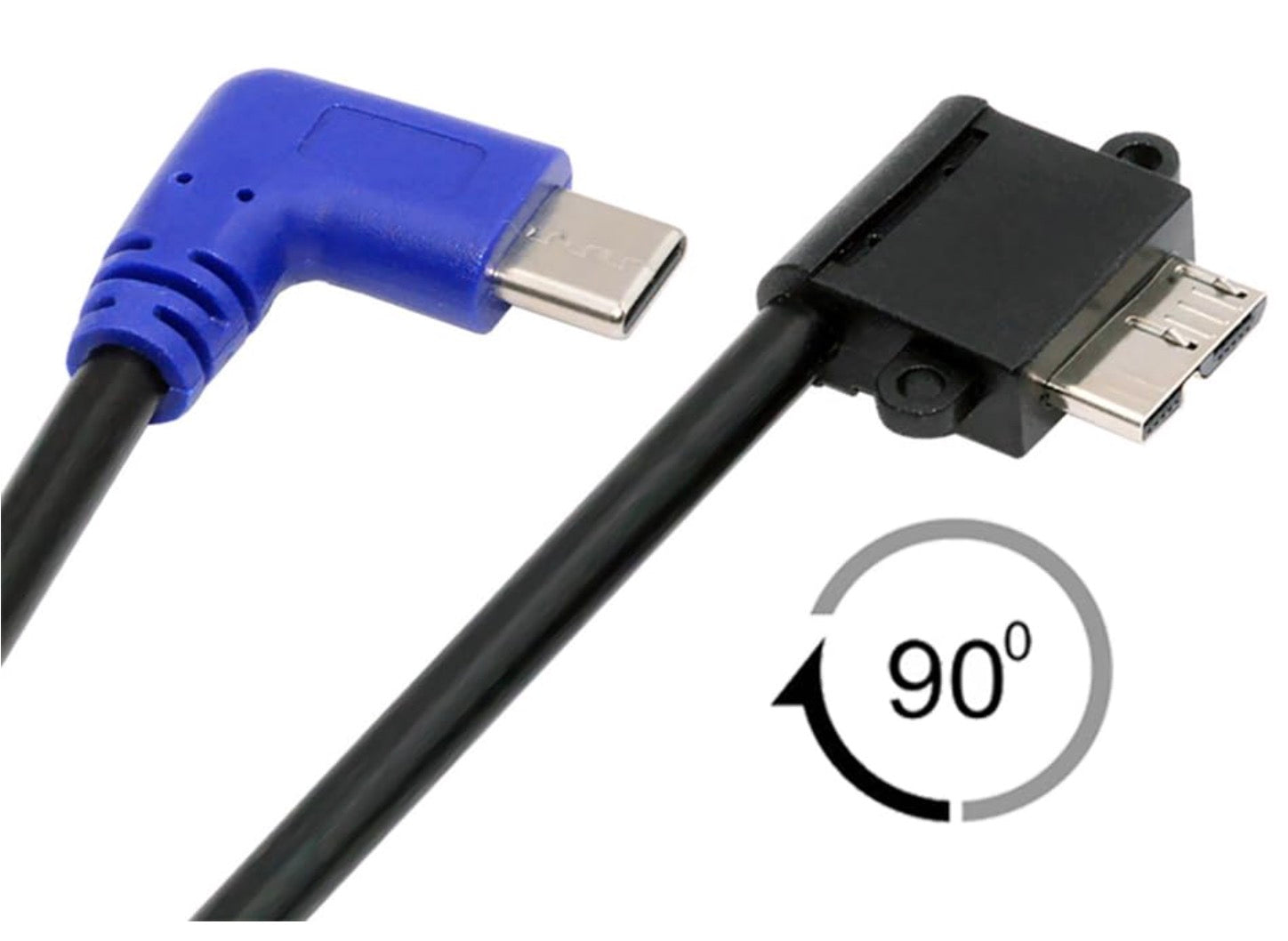 USB C Host to Micro B OTG Cable for Industrial Camera Storage Phone