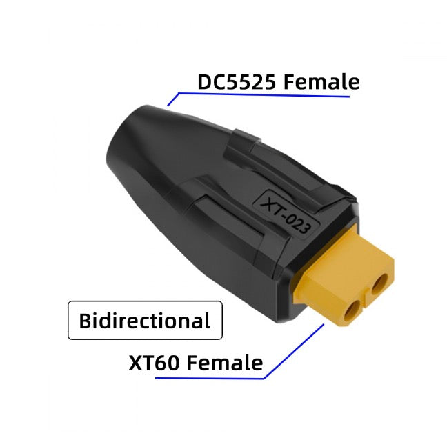 XT60 Female SC100 Protocol to DC 5.5x2.5mm Female Fast Charging Adapter