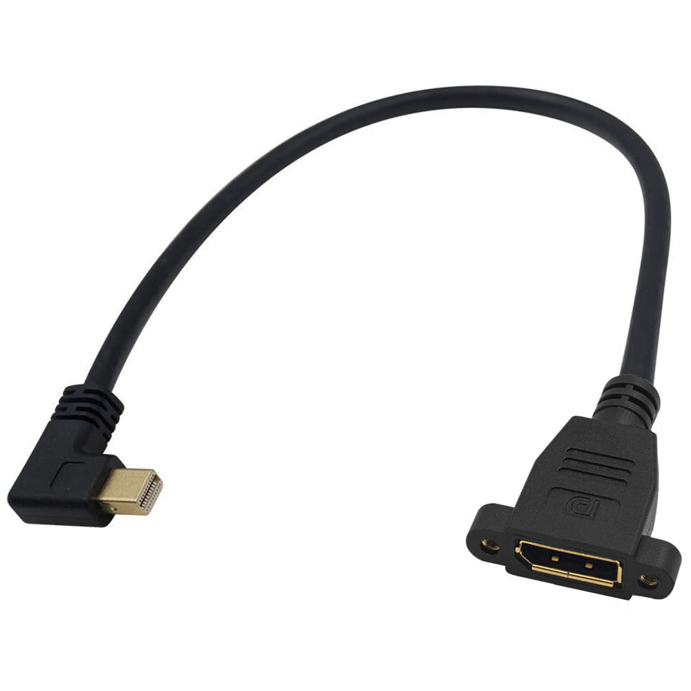 Mini DisplayPort Male to DisplayPort Female Panel Mount Extension Cable