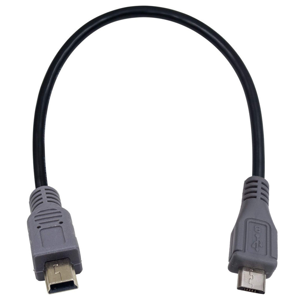 Micro 5Pin Male to Mini 5Pin Male OTG Data Charging Cable