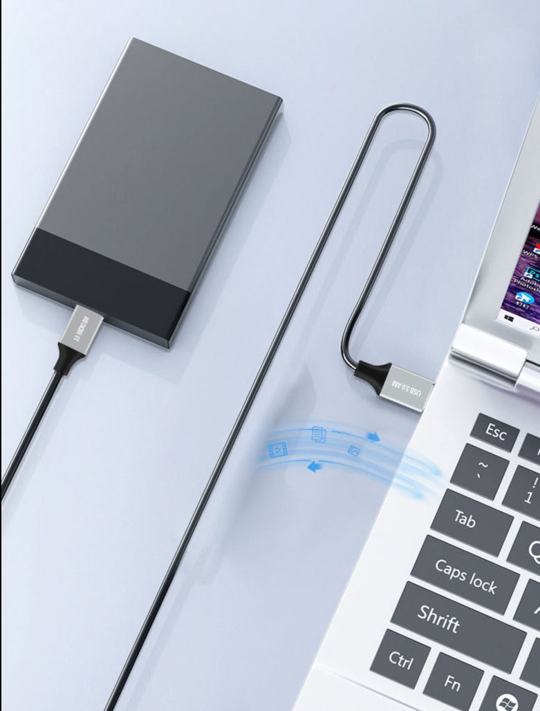 Micro B to USB 3.0 Type A External Hard Drive Cable