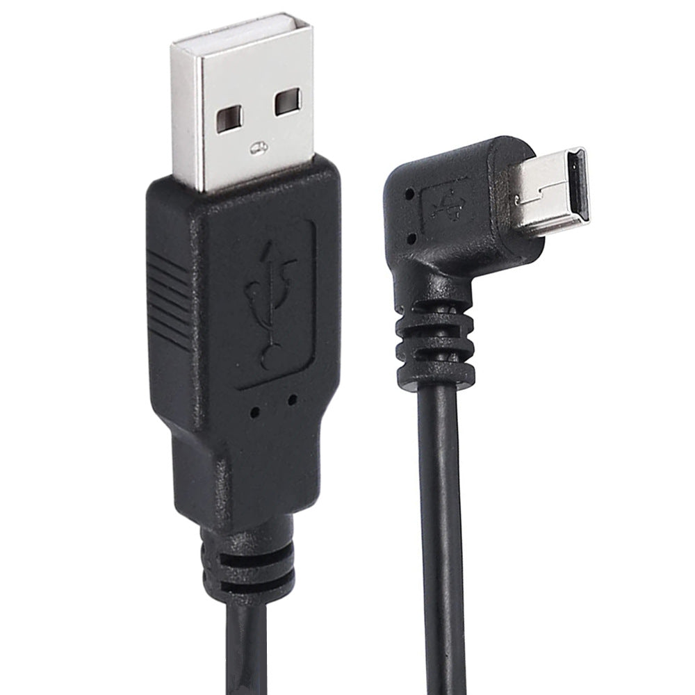 USB 2.0 A Male to Mini 5Pin Data Charging Coiled Cable