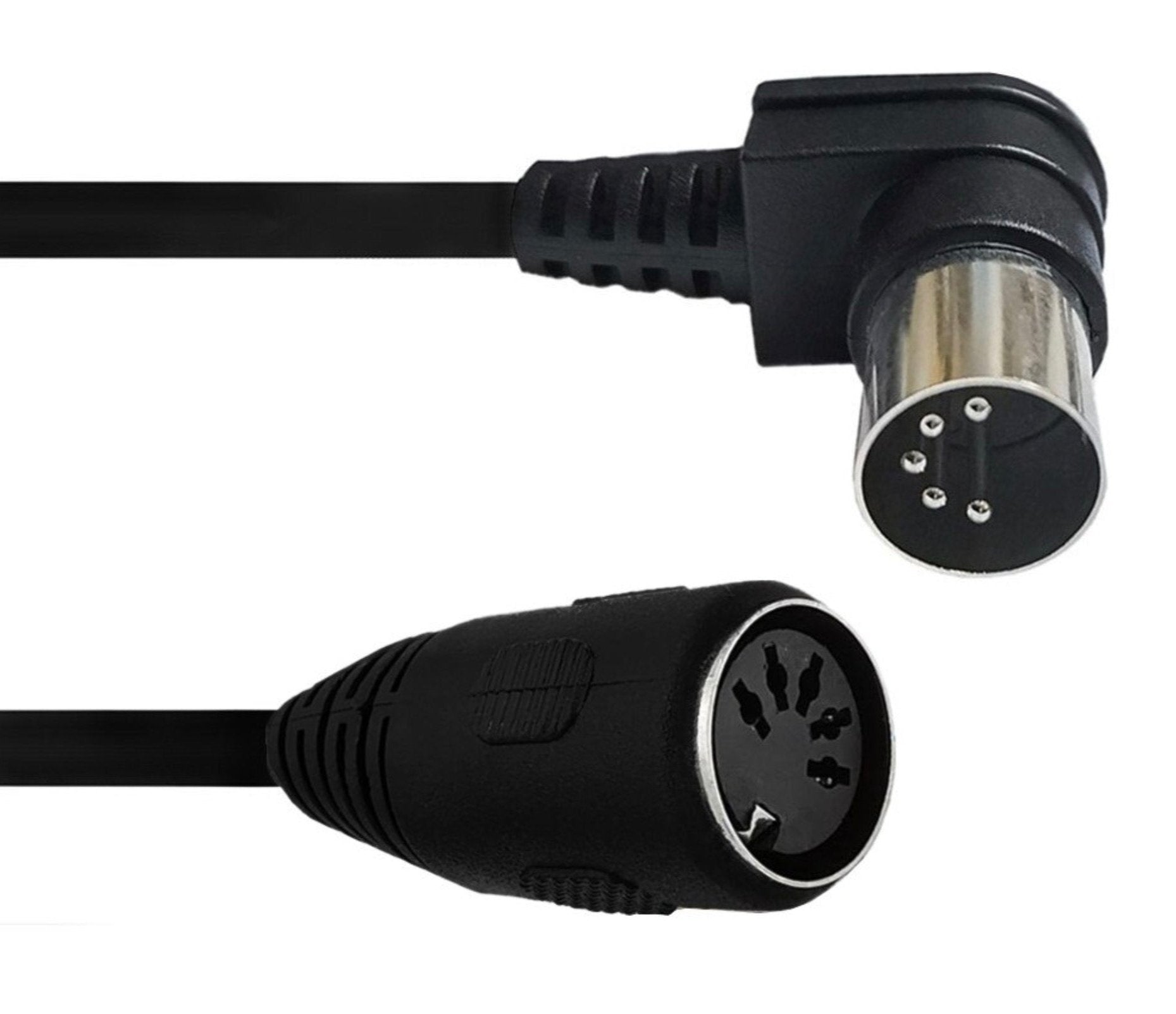 5-Pin Din MIDI Male to Female Audio Adapter Extension Cable