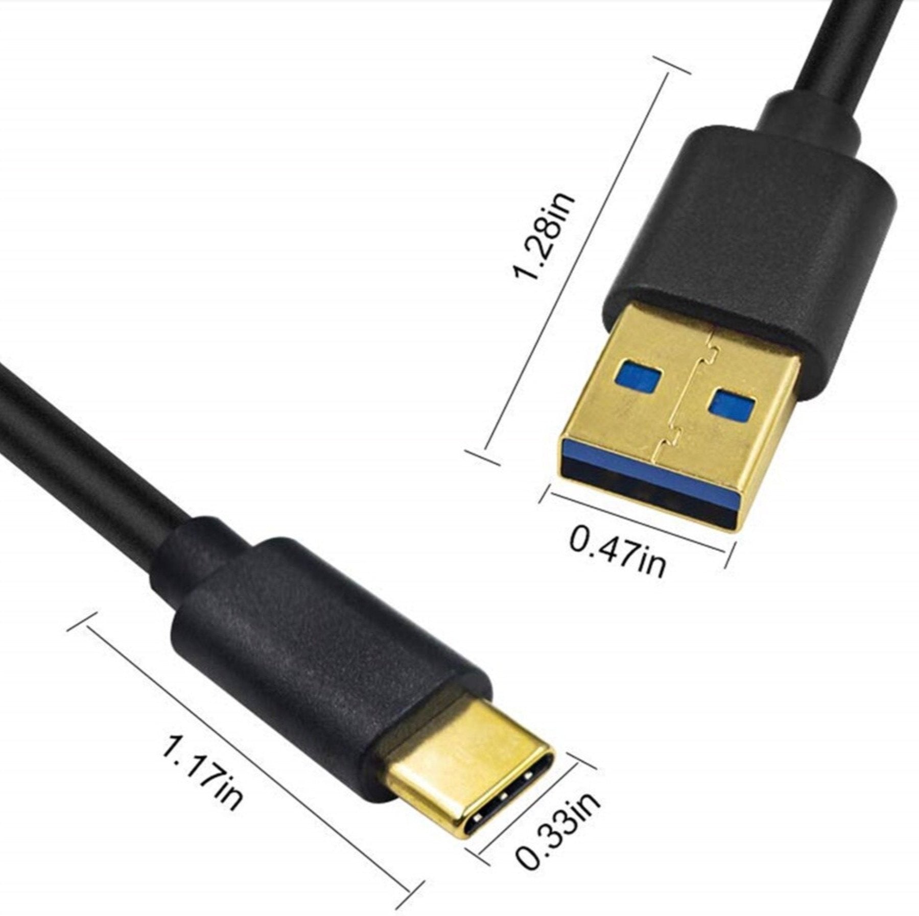 USB-C Type-C to USB 3.0 Type A Data Charging Cable