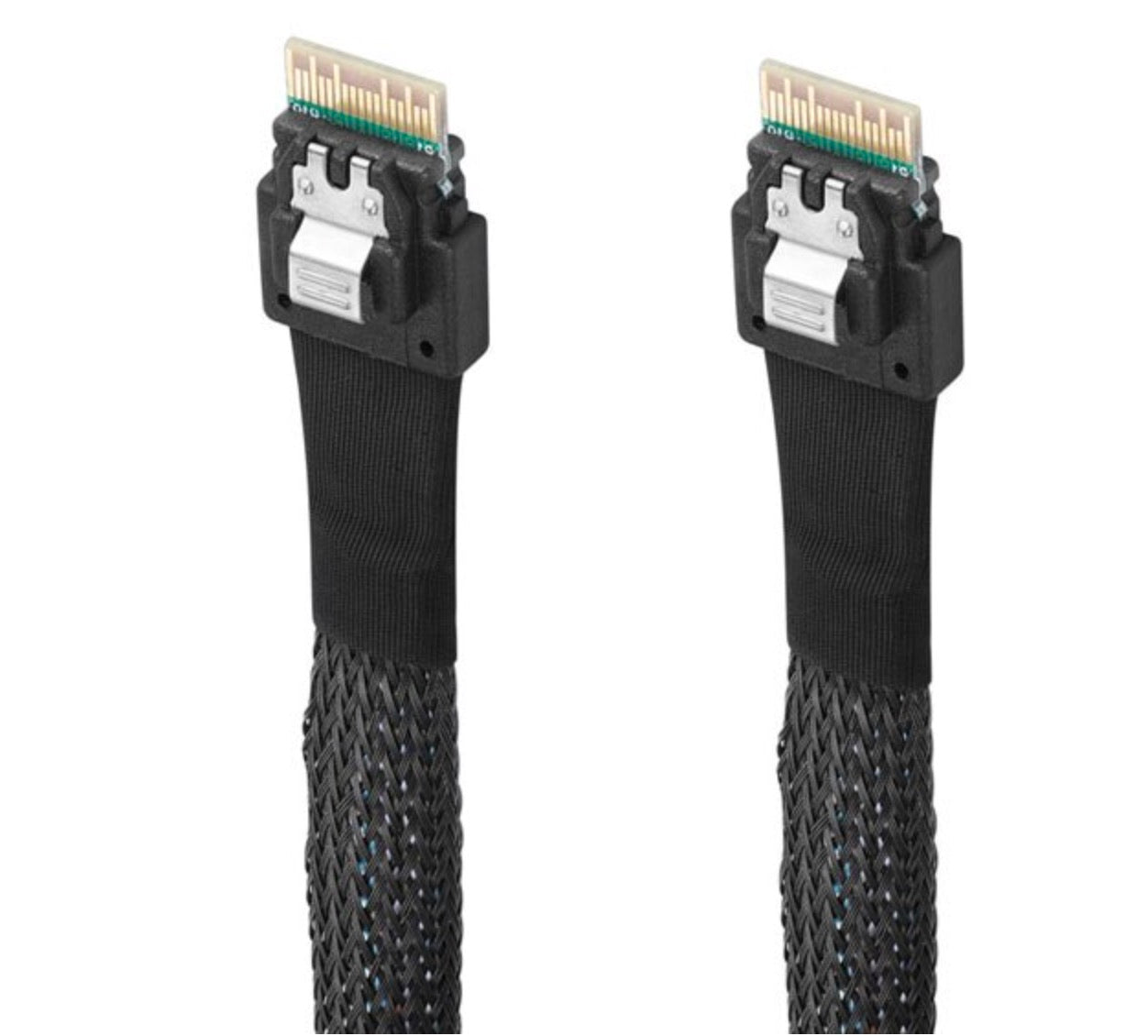 Internal Slim SAS SFF 8654 4i to Slim SAS 8654 4i Extension Cable For Hard Disk Server Storage 0.5m