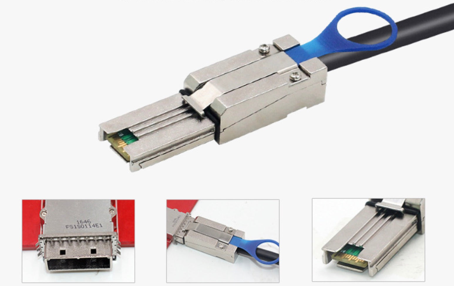 Mini SAS SFF-8644 to SFF-8088 26 Pin External Storage Data Cable 1m