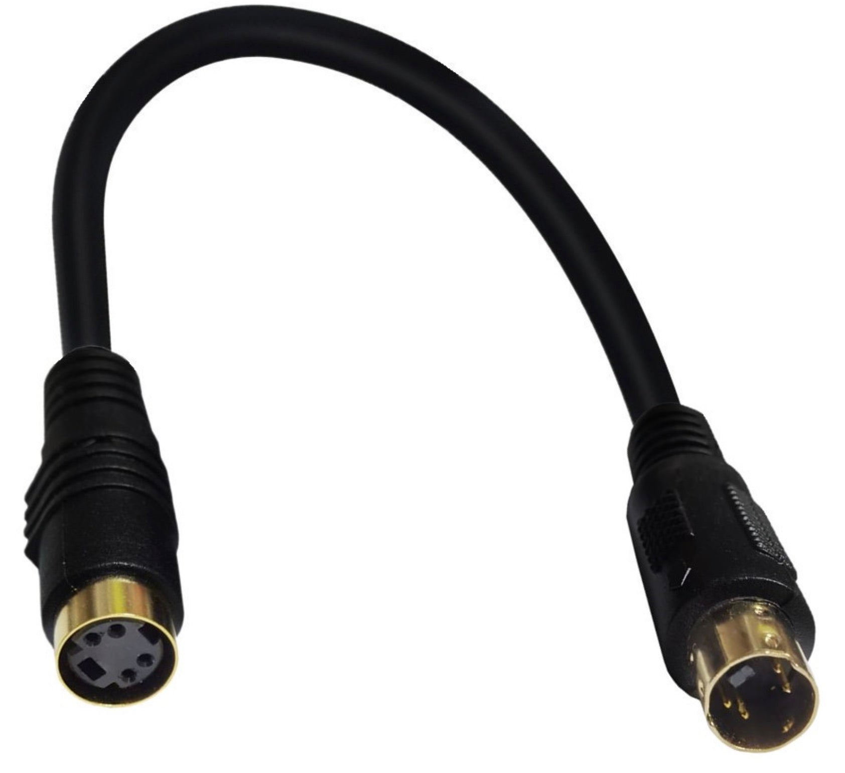 S-Video 4 Pin Male to Female Audio Cable For Home Theater, DSS receivers, VCRs, DVRs/PVRs, Camcorders, DVD Players.