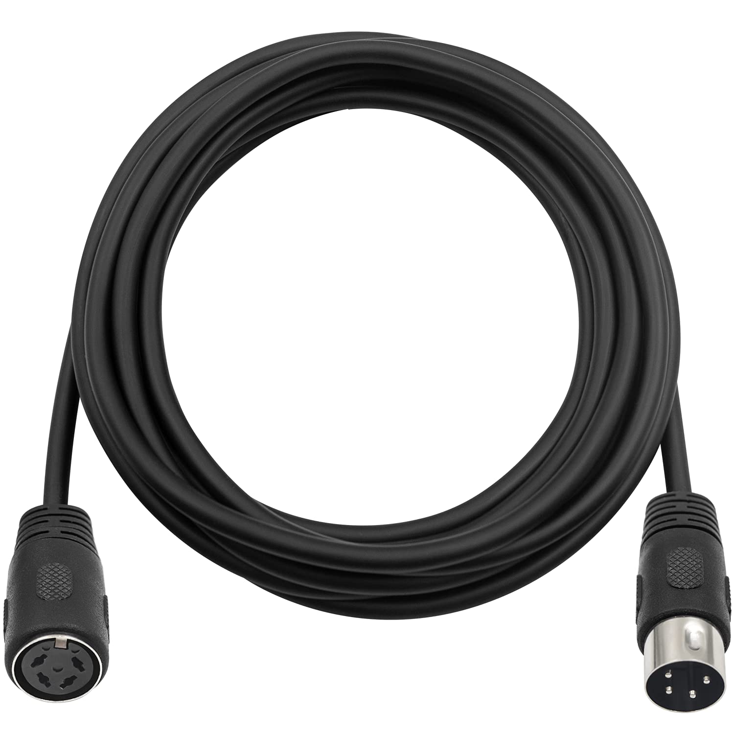 4-Pin Din Male to Female Extension Cable for Audio Digital Devices