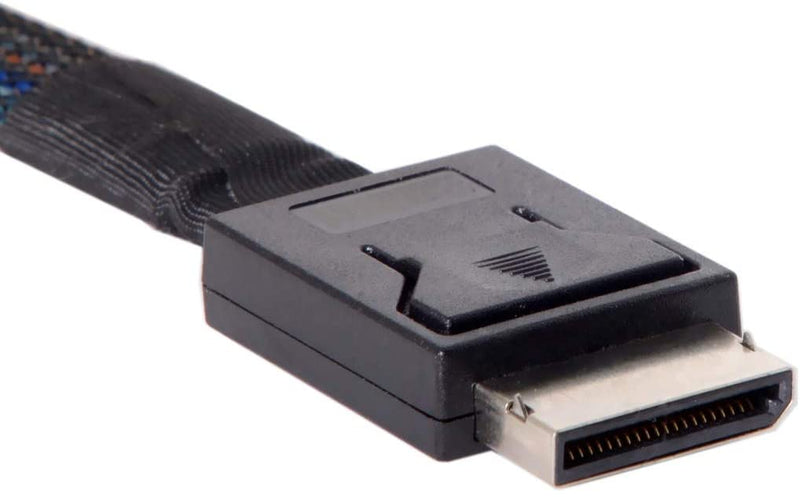 OCuLink PCIe SFF-8611 4i to OCuLink SFF-8611 SSD Data Active Cable 0.8